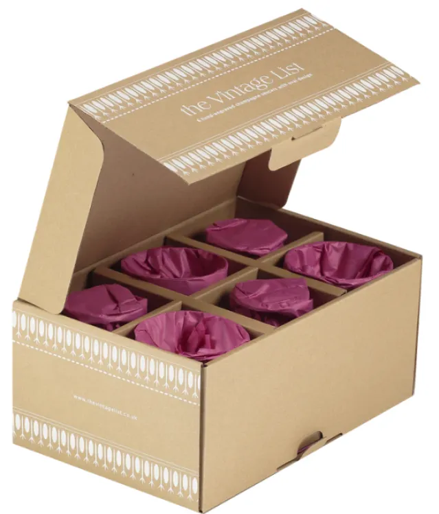 6 stk | Ovals Champagneskål