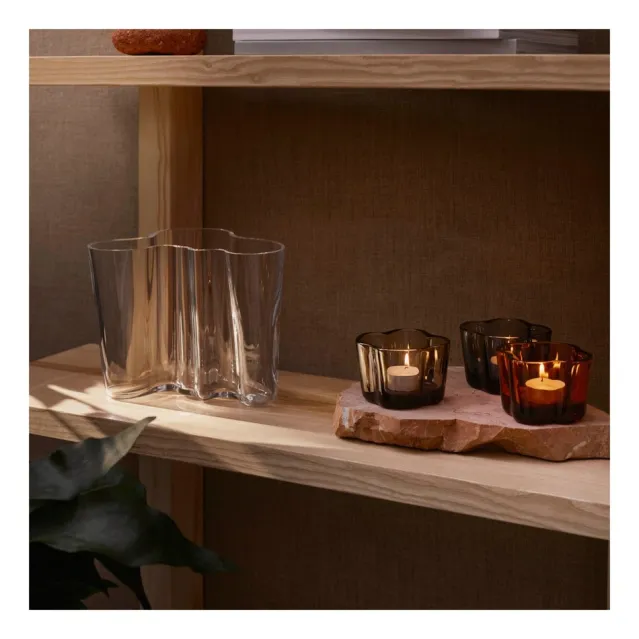 Aalto grå telysholder