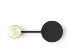 Afteroom Coat Hanger small, black/brass