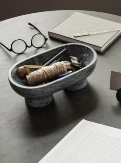 Alza Bowl Black Marble