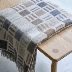 Bainbridge – ullpledd – natural