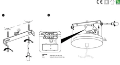 Baldakin Emrik -Sort / Messing