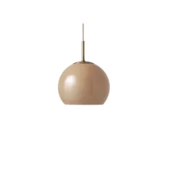 Ball Glass Pendel -Cappuccino Ø18