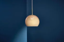 Ball Glass Pendel -Cappuccino Ø18