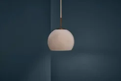 Ball Glass Pendel -Sand grå Ø18