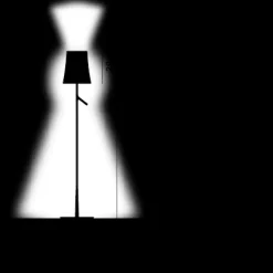 Birdie – gulvlampe – kobber