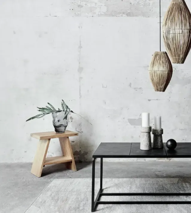 Bord / Taburet Tera – Teak