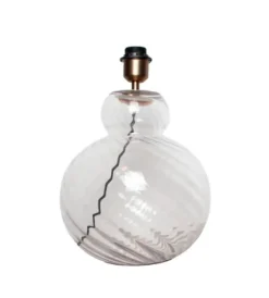 Bordlampe – Lily, clear swirl