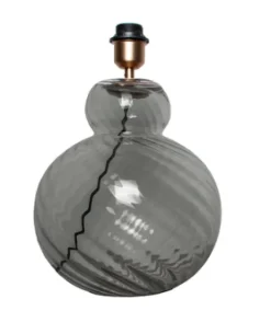 Bordlampe – Lily, grey swirl