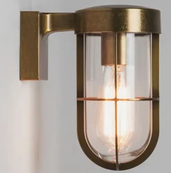 Cabin wall antique brass