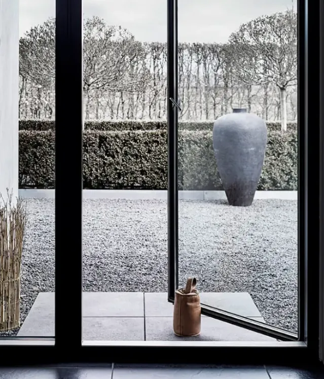 Camou dørstopper -Lær