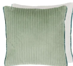 Cassia Cord – fløyelspute – Antique Jade