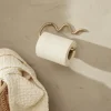 Curvature Toilet Paper Holder – Brass