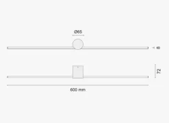 Eros -Baderomsarmatur, 60 -Sort