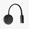 Flexi K1 vegg leselampe med dimmer -Sort / hvit