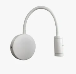 Flexi K1 vegg leselampe med dimmer -Sort / hvit