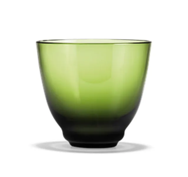 Flow vannglass olivengrønn