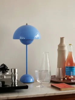 Flowerpot bord VP3, Swim blue