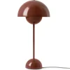 Flowerpot bordlampe VP3,  red brown