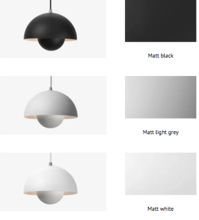 Flowerpot VP1 – matt grå