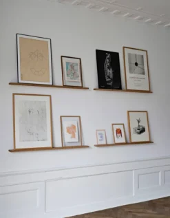 Gallerihylle, 115cm -Eik