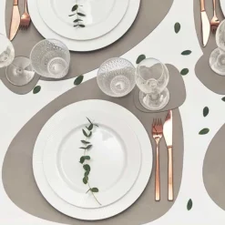 Glass mat curve Light Grey