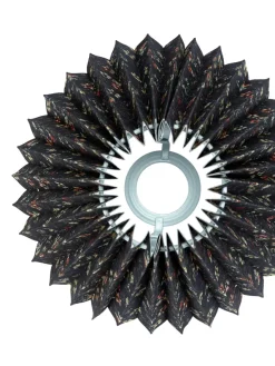 Ines plissert lampeskjerm – multi 25 cm