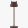 Iris Mini bordlampe -Oppladbar, Sort / Rust