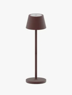 Iris Mini bordlampe -Oppladbar, Sort / Rust