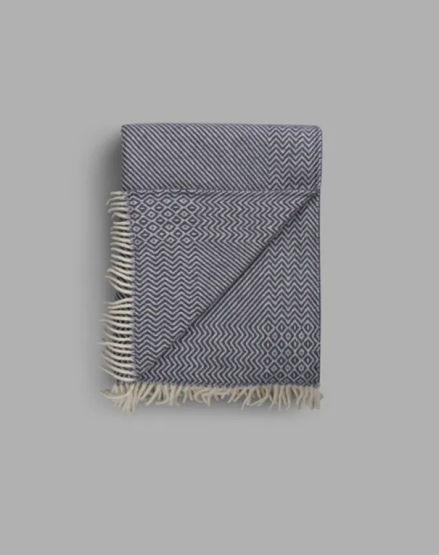 Kattefot Pledd – Midnight Blue