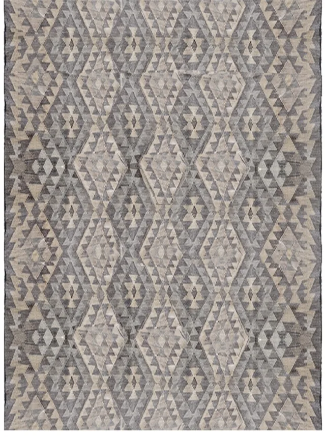 Kelim gulvteppe – farge light grey