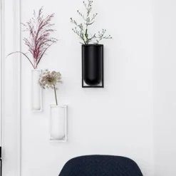 Kubus veggfester  – hvite 2 pk