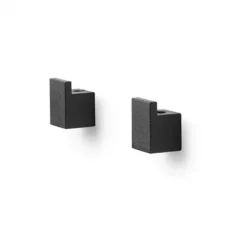 Kubus veggfester  – sort 2 pk