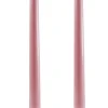 LED kronelys 2pk Dusty Rose