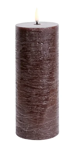 LED kubbelys – Brun Ø7,8x20cm