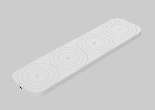 LED-lys ladebase medium