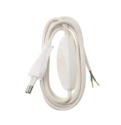 Ledningssett hvit -2,5m