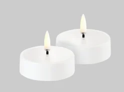 LED-telys Maxi oppladbare 2pk