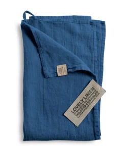 Lin Kjøkkenhåndkle – Denim Blue