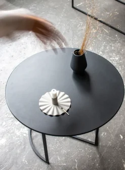 Ljå Coffee Table – Steel Ø80