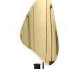 Lysestake Flambeau H34 black/polished brass