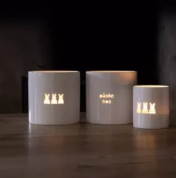 Lyslykt – Påskeharer – liten