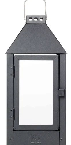 Lyslykt utendørs, Sort -Medium