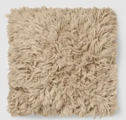 Meadow High Pile Cushion – Light Sand