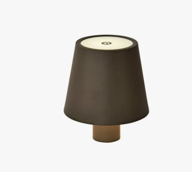 Mida -Oppladbar lampe, sort/brun
