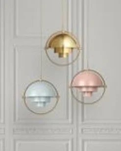 Multi-Lite Pendel – Sea grey Brass base
