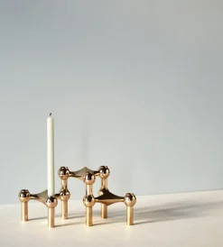 Nagel Candle Holder – Brass