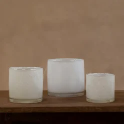 Nilla telysholder -Hvit, 12cm