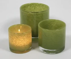 Nilla telysholder -Kiwigrønn, 8 cm