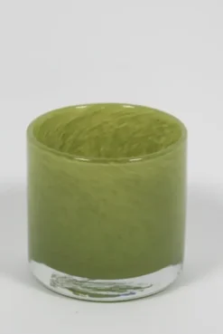 Nilla telysholder -Kiwigrønn, 10cm